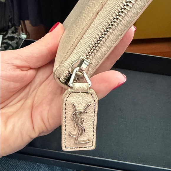 Yves St. Laurent Pink Zip Wallet - Picture 6 of 15